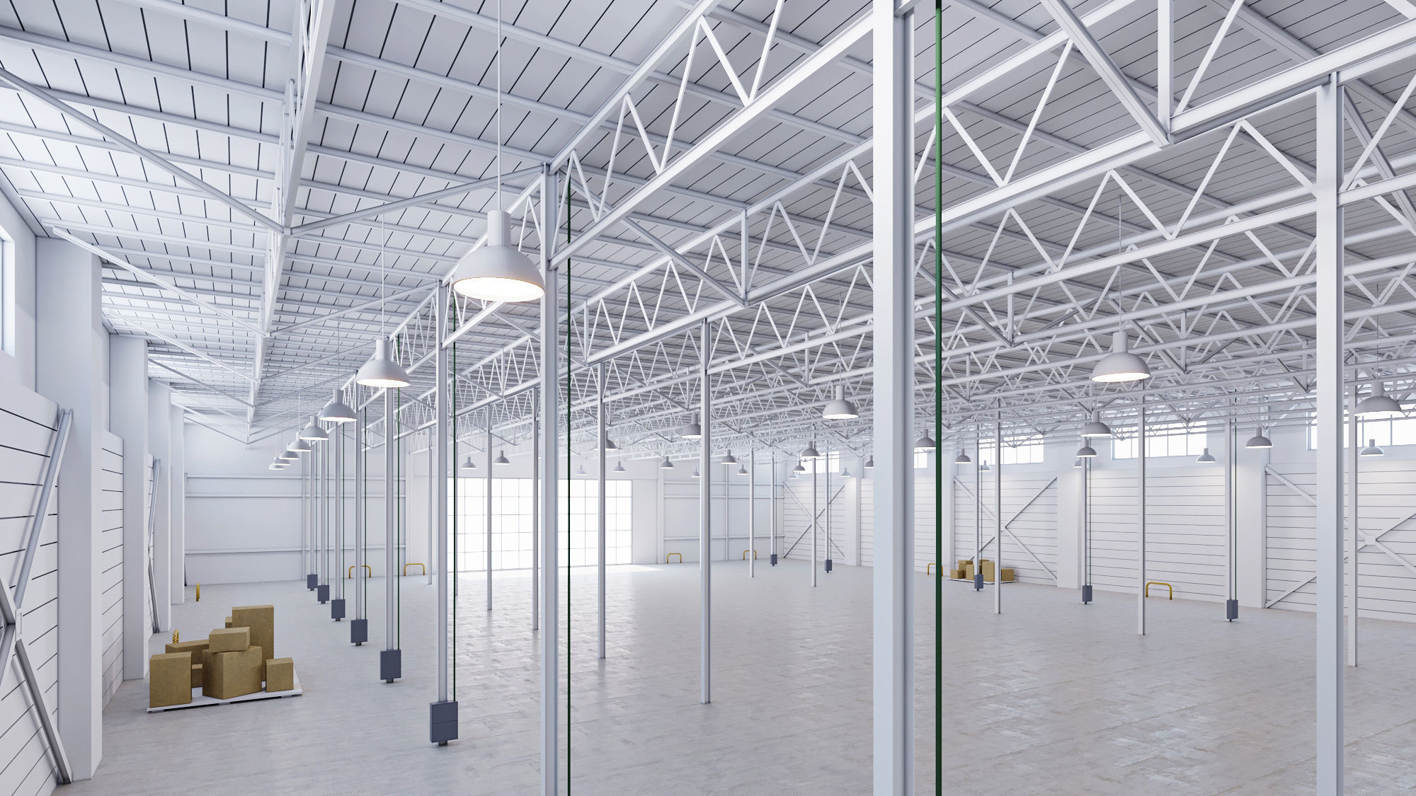 5 low poly interior warehouse Vol 2 3D Model Collection_31