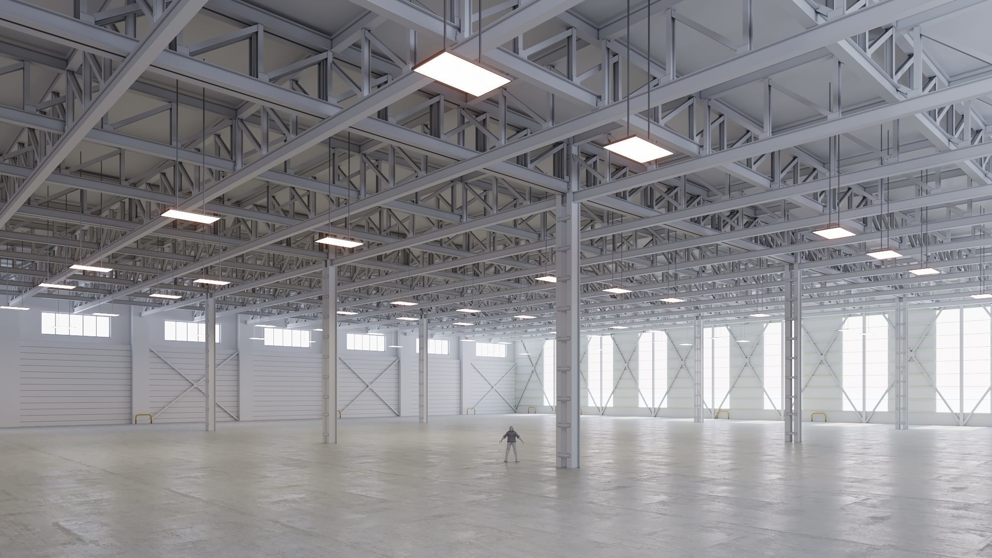 5 low poly interior warehouse Vol 2 3D Model Collection_6