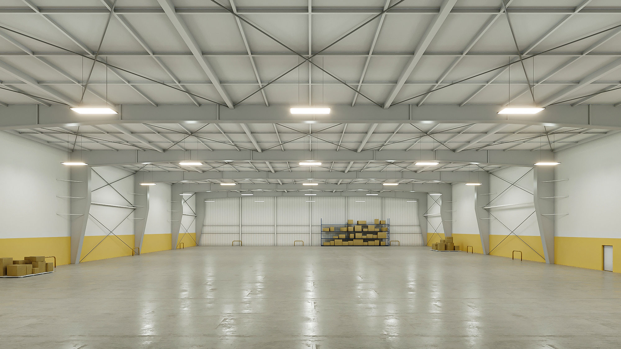 5 low poly interior warehouse Vol 2 3D Model Collection_26