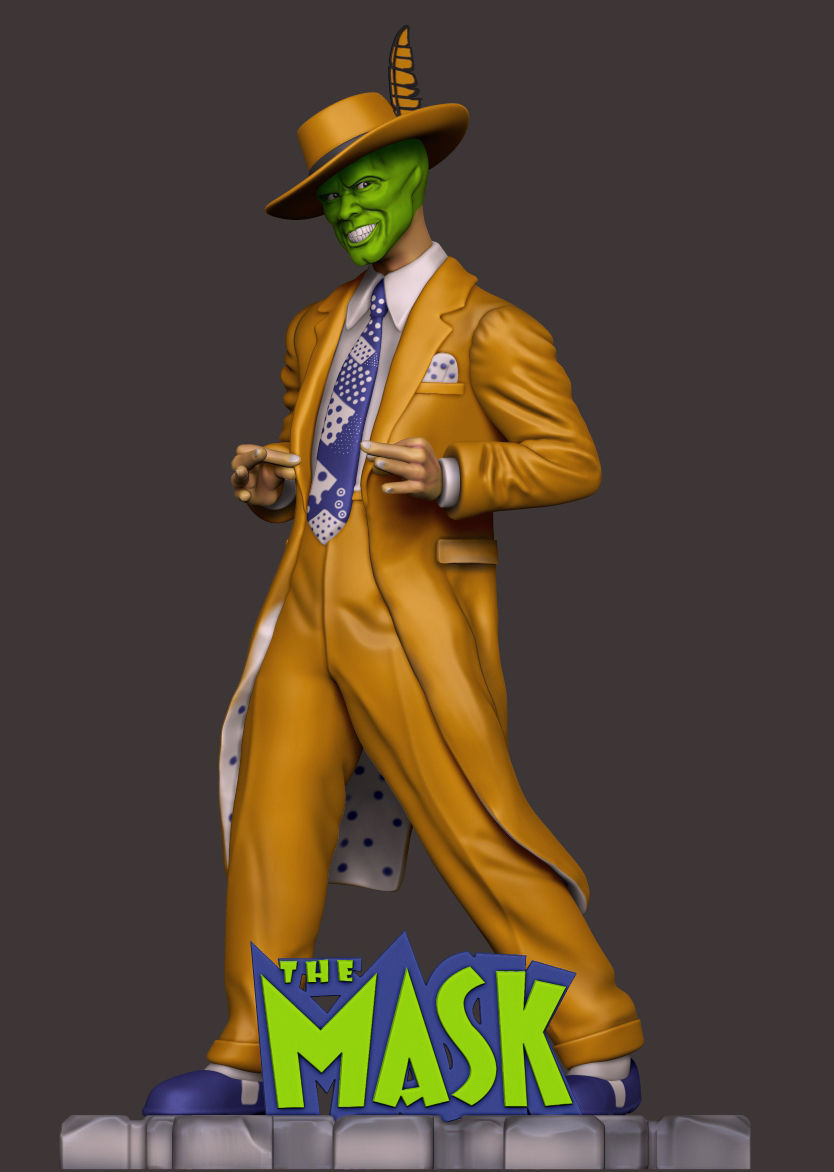 THE MASK -1994 JIM CARREY 3D print model_1