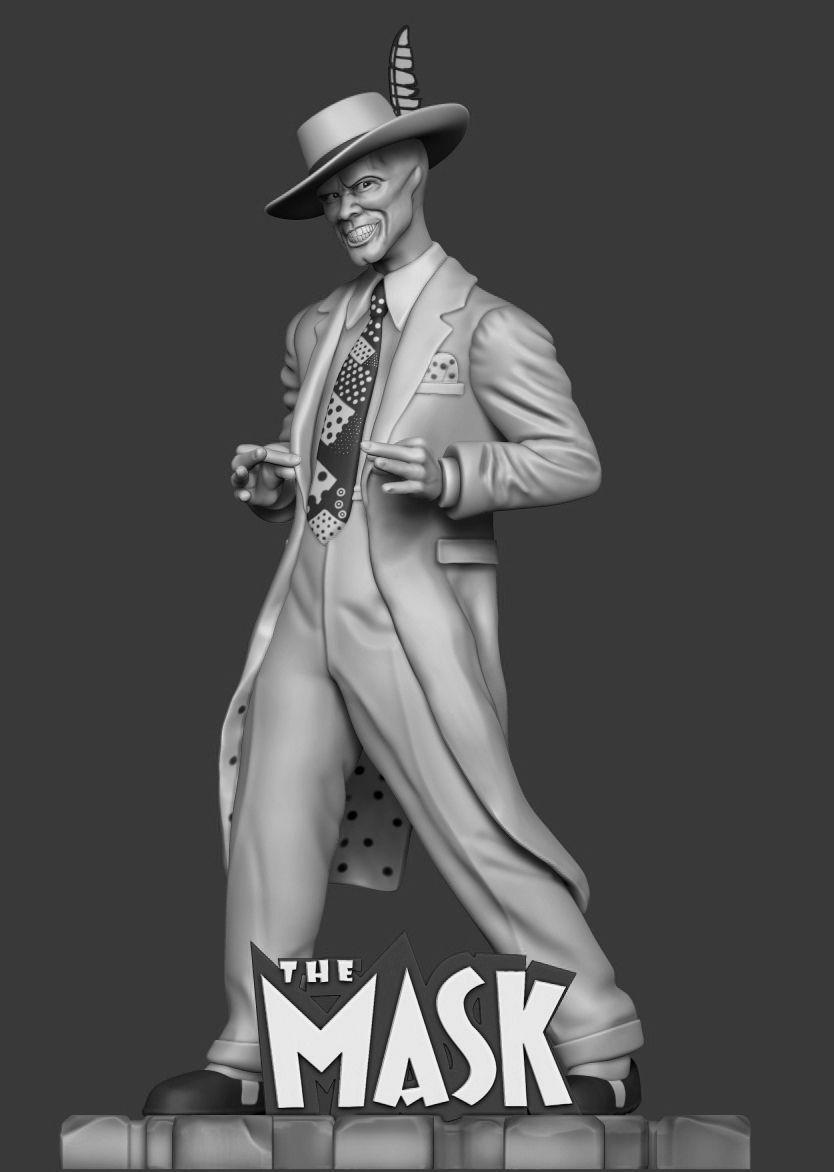 THE MASK -1994 JIM CARREY 3D print model_2