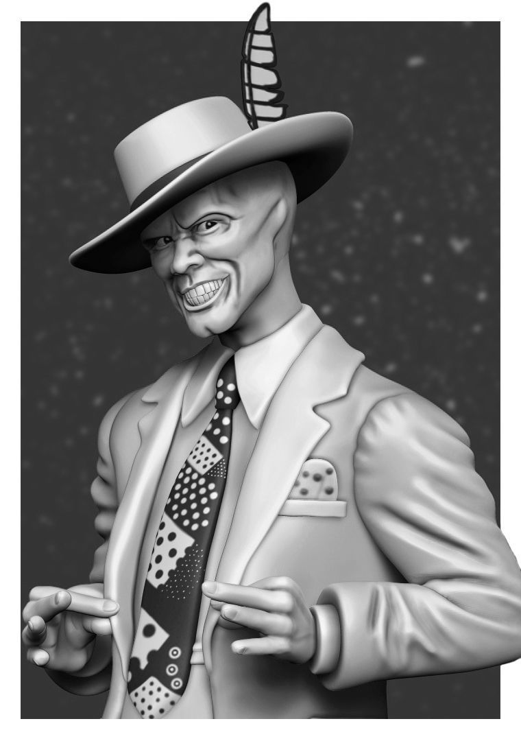 THE MASK -1994 JIM CARREY 3D print model_5