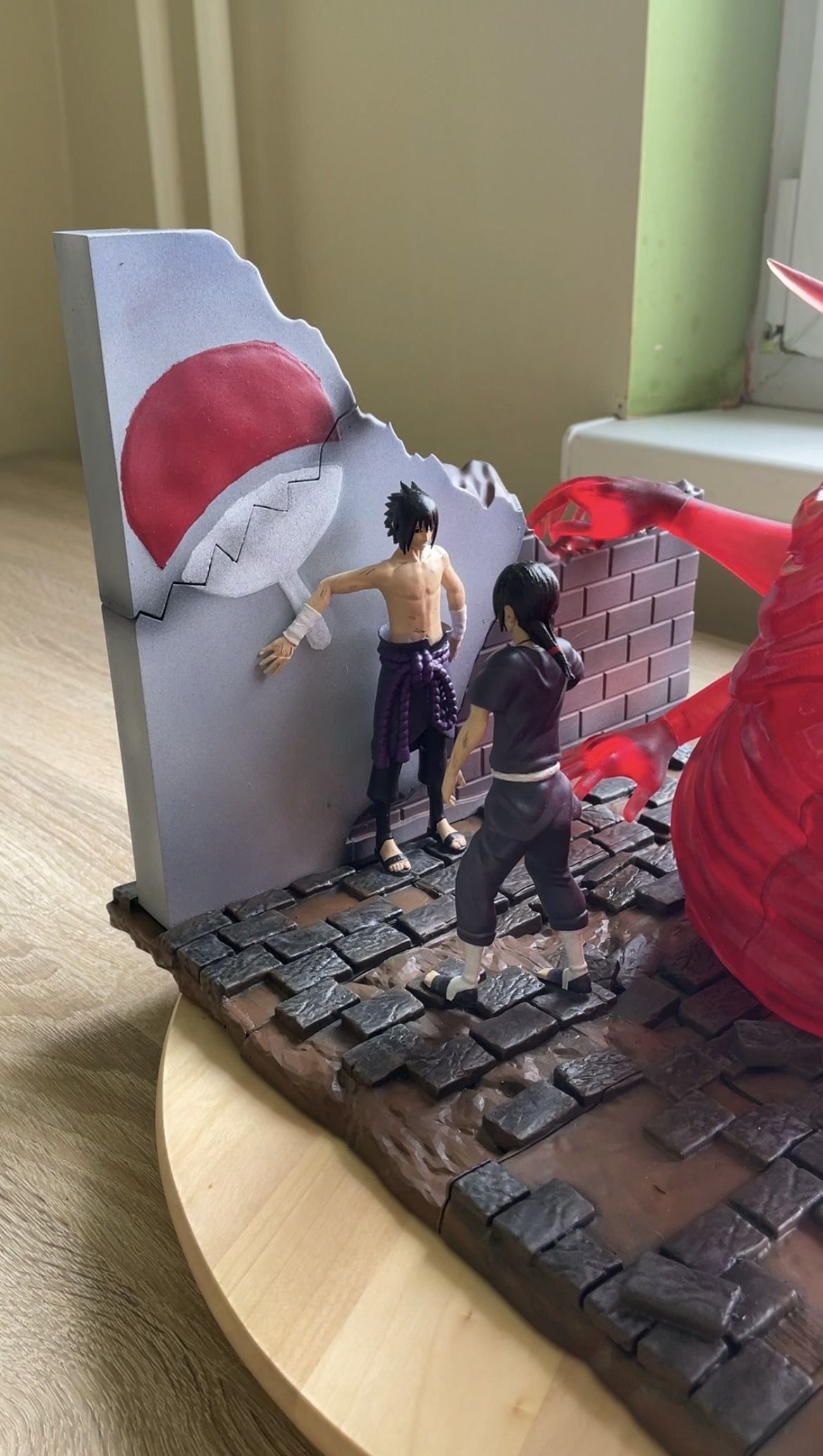 Itachi and Sasuke emotion scene  Susanoo - Naruto shippuden 3D print model_1