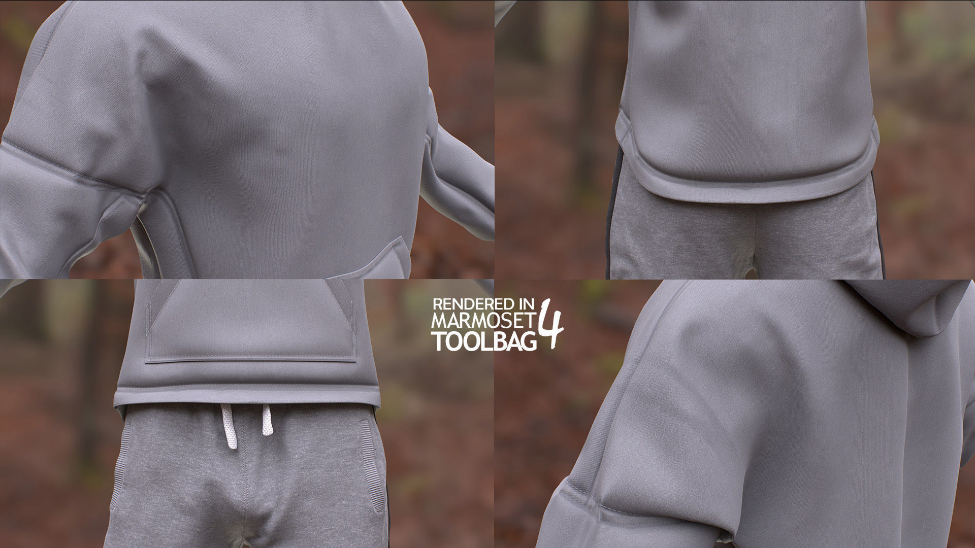 Man Sport Outfit - Modular - Rigged Low-poly 3D model_11