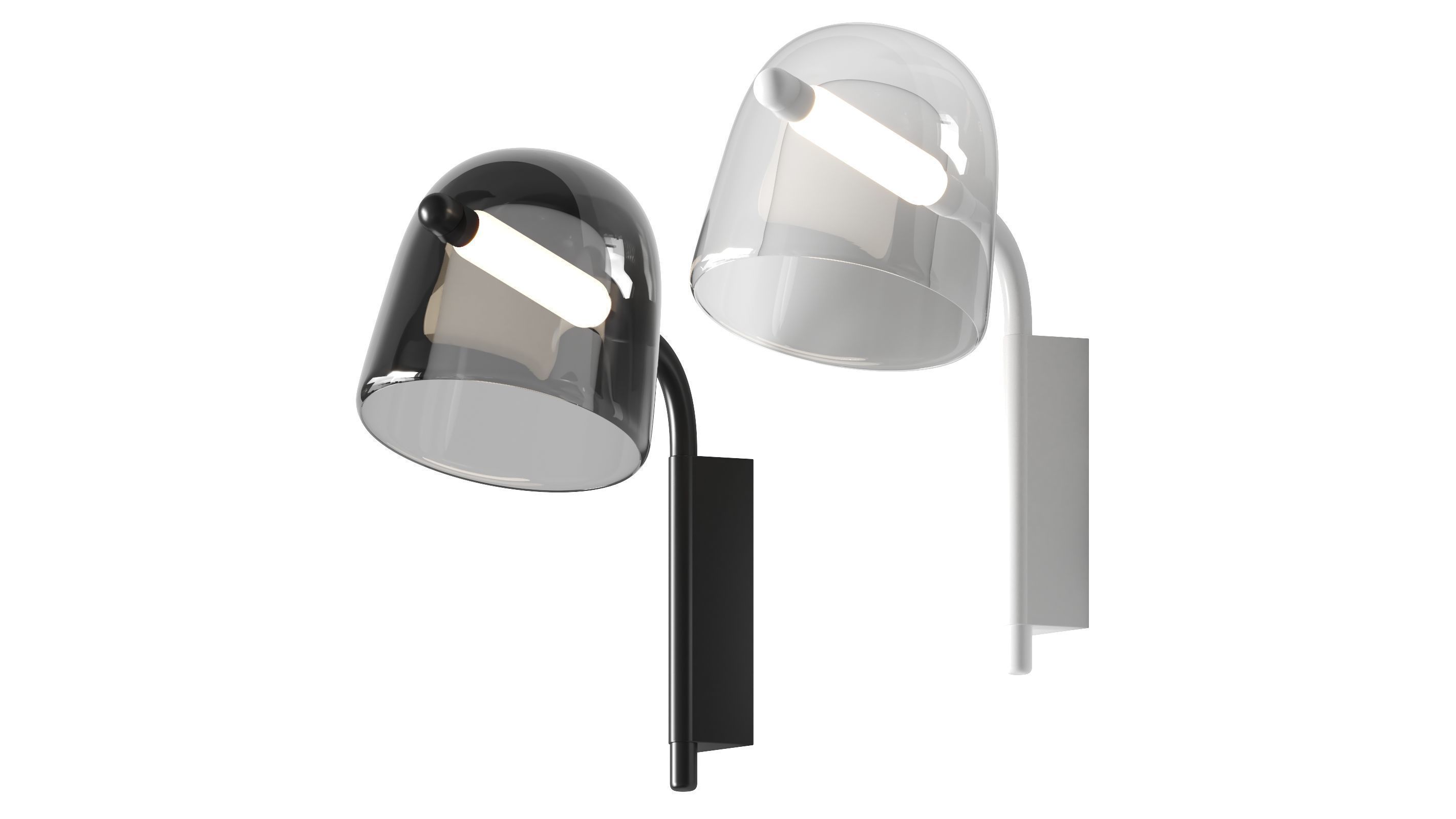 Mona Medium Wall Pc970 By Brokis 3D model_1