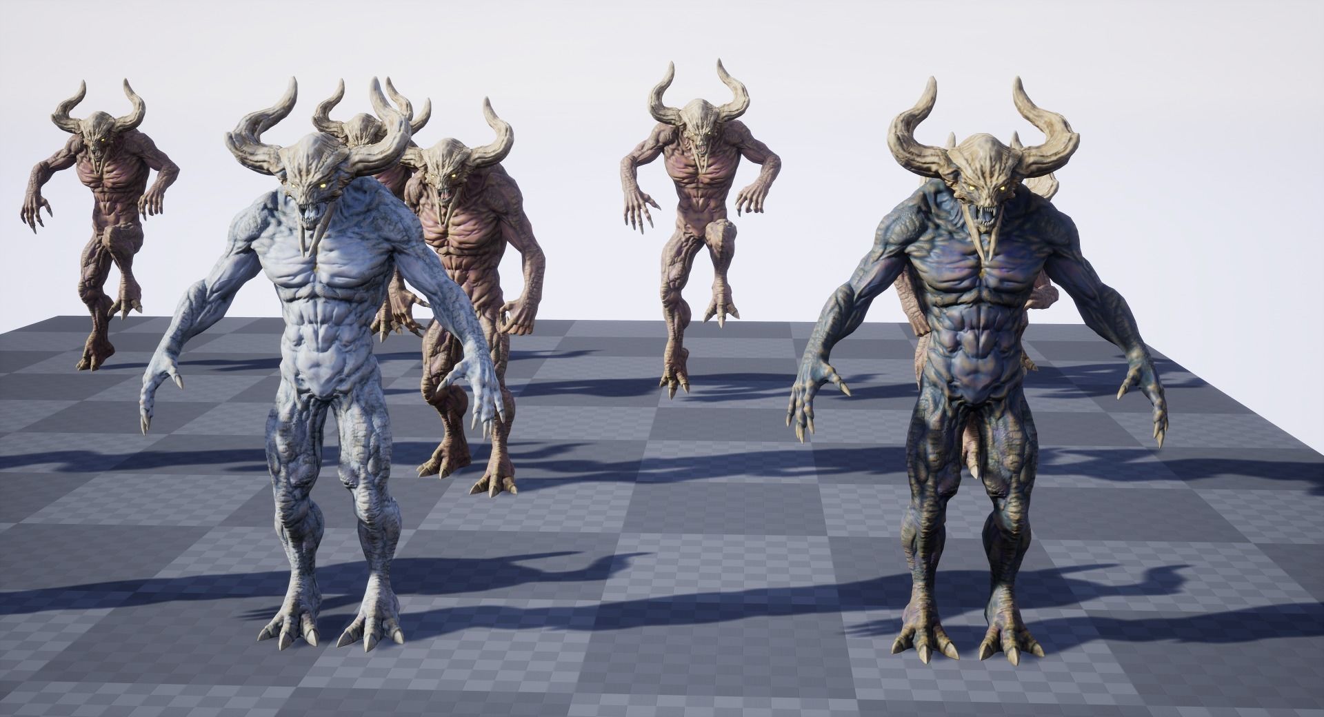 Demon3 Low-poly 3D model_14