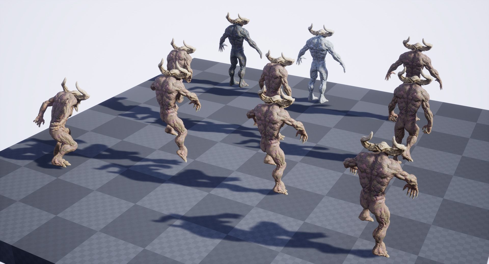 Demon3 Low-poly 3D model_16