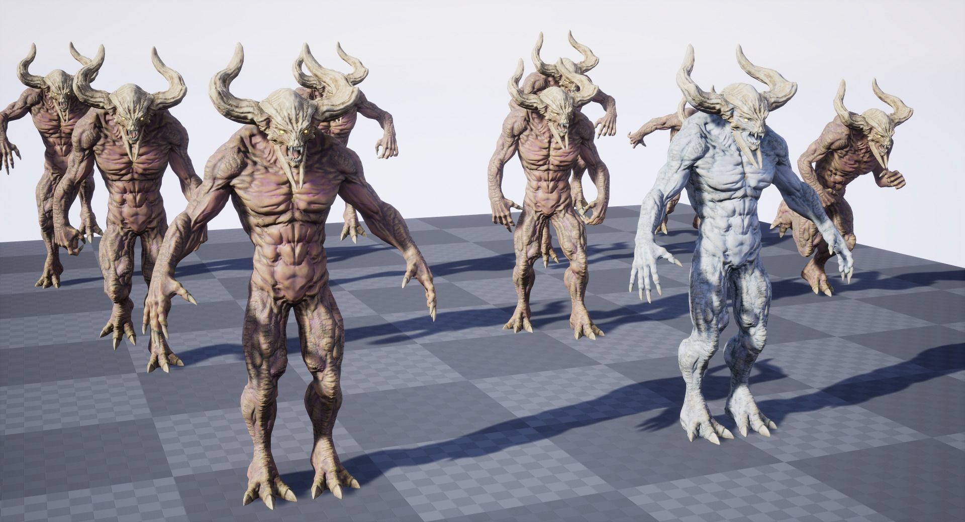 Demon3 Low-poly 3D model_13