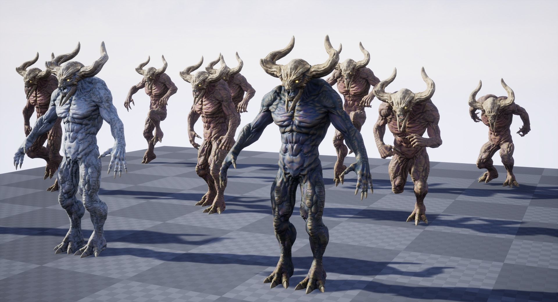 Demon3 Low-poly 3D model_15