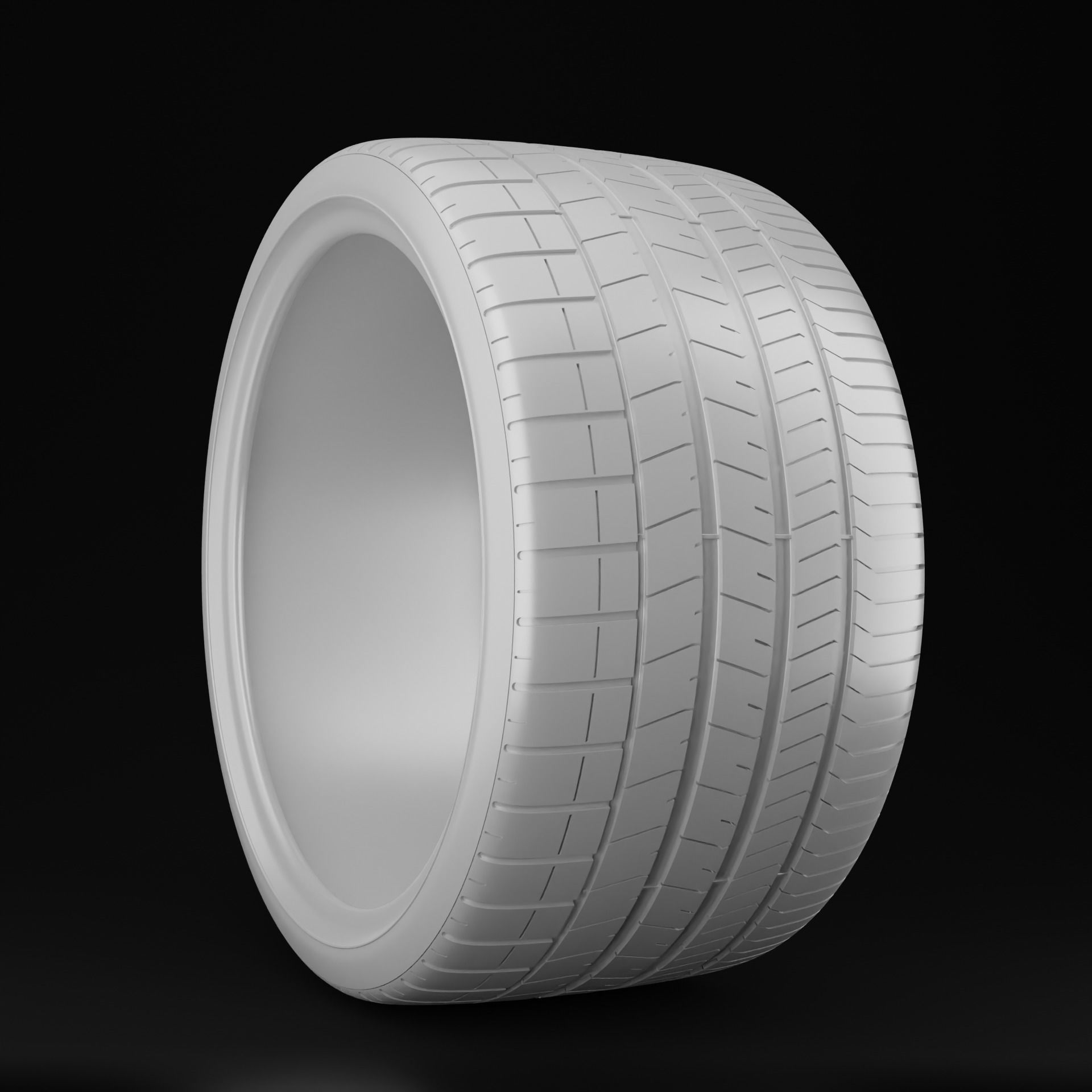 Realistic Tires Pirelli P ZERO PZ4 Realworld Size 3D Model 3D model_4
