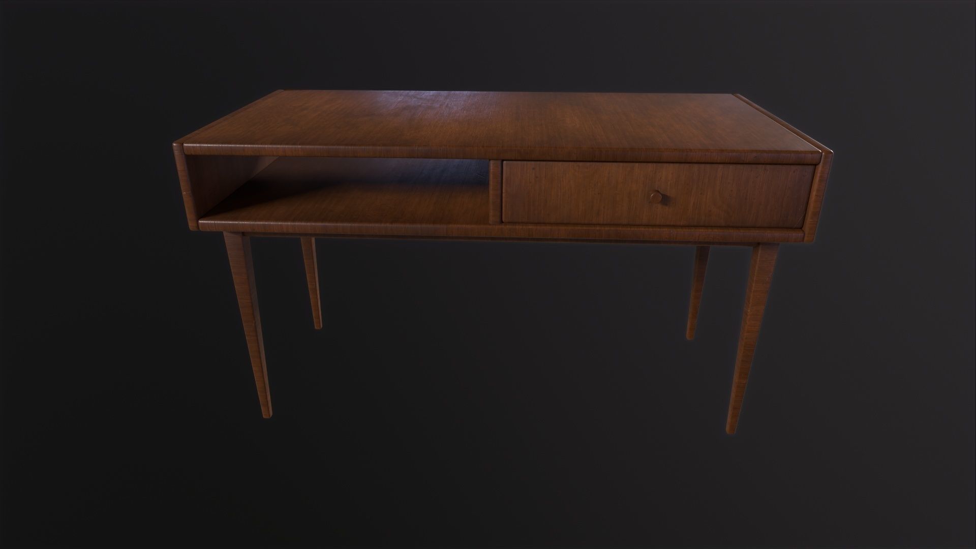 Old furniture 3D Model Low-poly 3D model_2