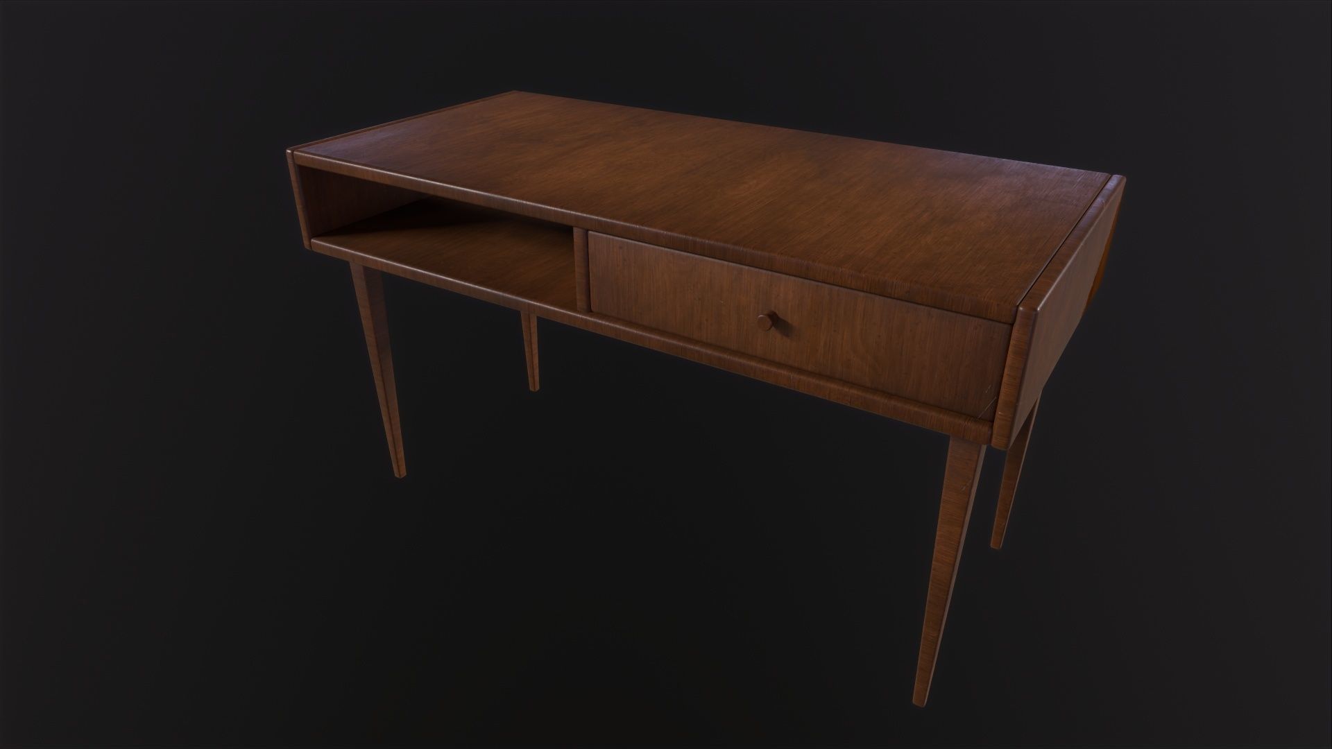 Old furniture 3D Model Low-poly 3D model_3