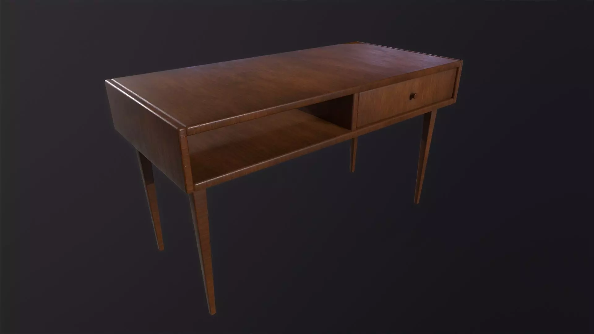 Old furniture 3D Model Low-poly 3D model_0