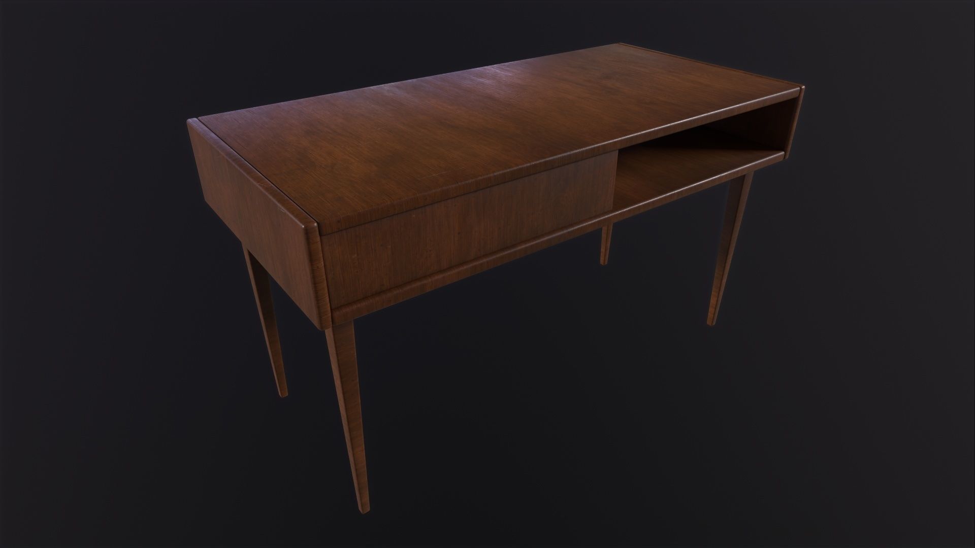 Old furniture 3D Model Low-poly 3D model_4