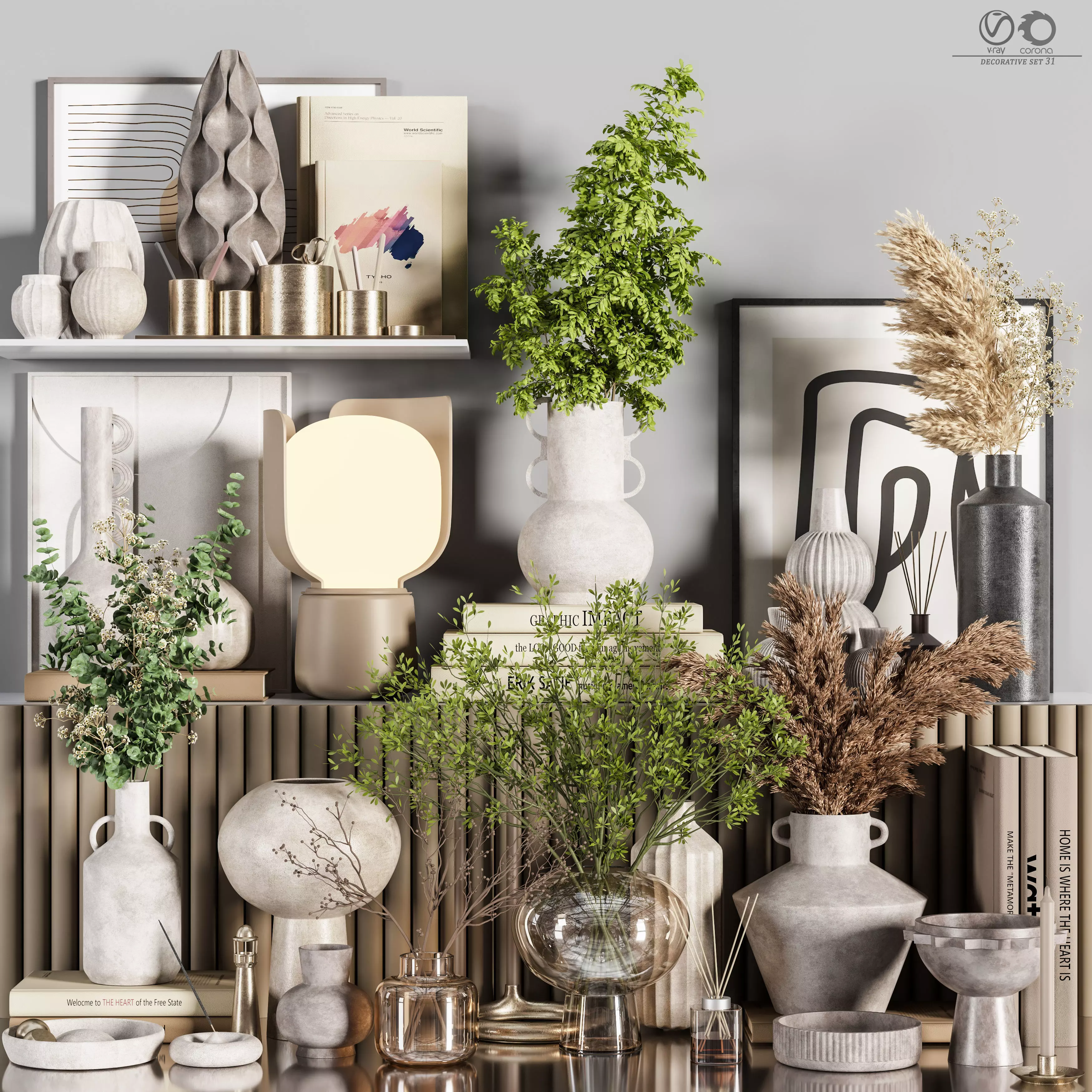 decorative set 31 3D model_0