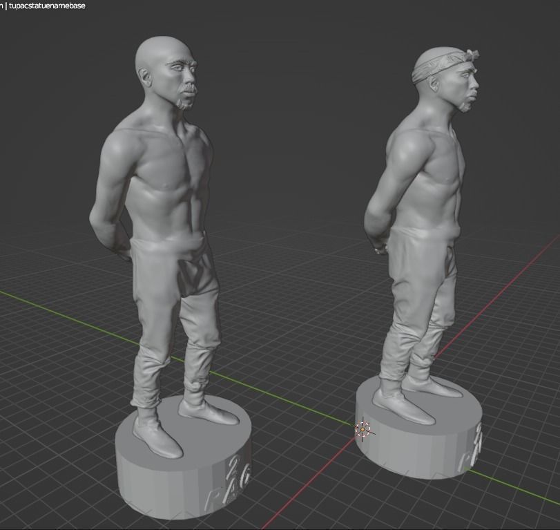 Tupac Shakur 3D print model_20