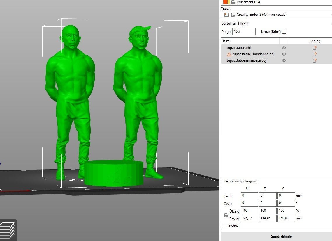Tupac Shakur 3D print model_17