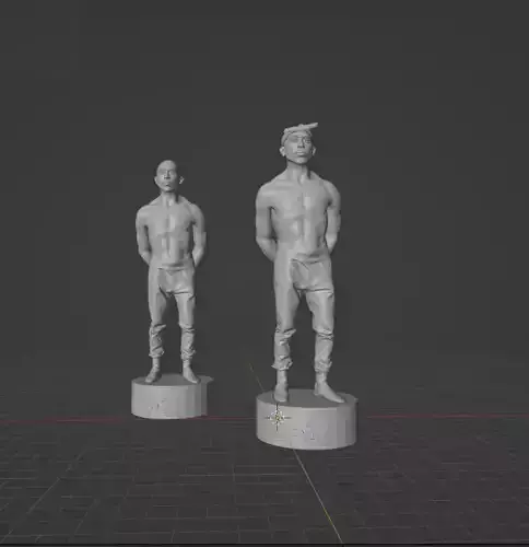 Tupac Shakur 3D print model