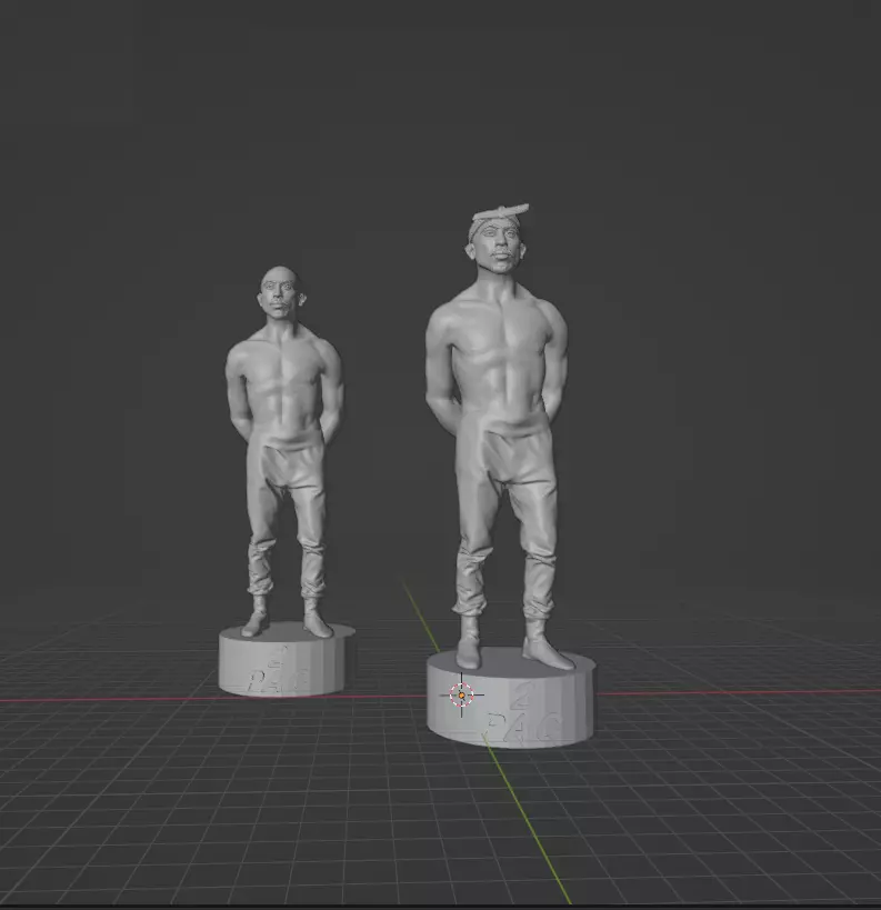 Tupac Shakur 3D print model_0