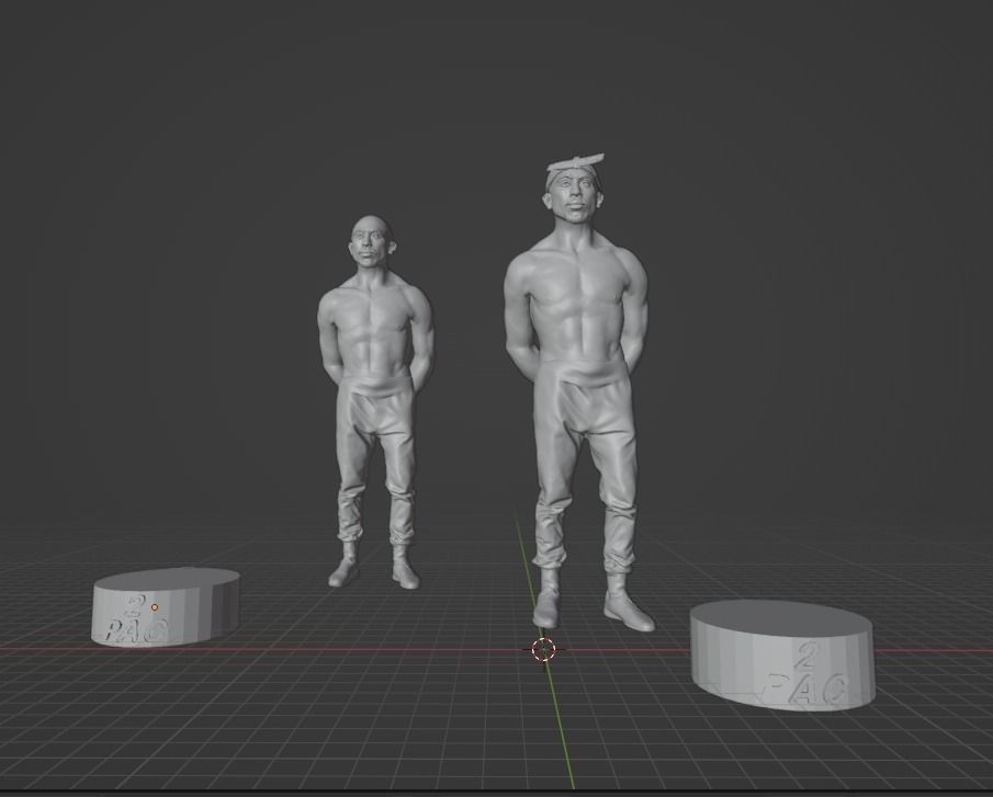 Tupac Shakur 3D print model_15