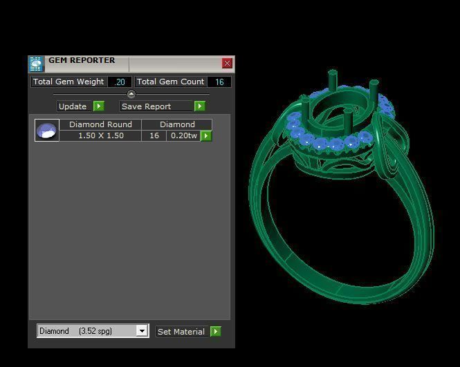 ruby ring 3D print model_15