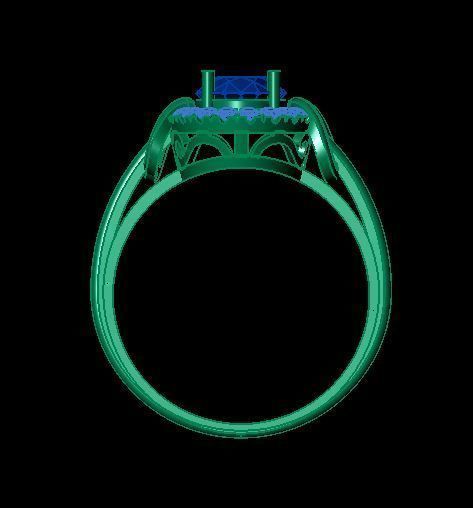 ruby ring 3D print model_11