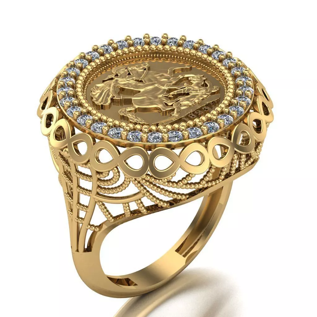 Lira Ring 033 3D print model