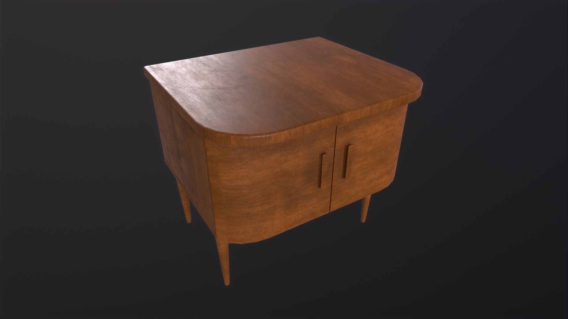Old furniture 3D Model Low-poly 3D model_4