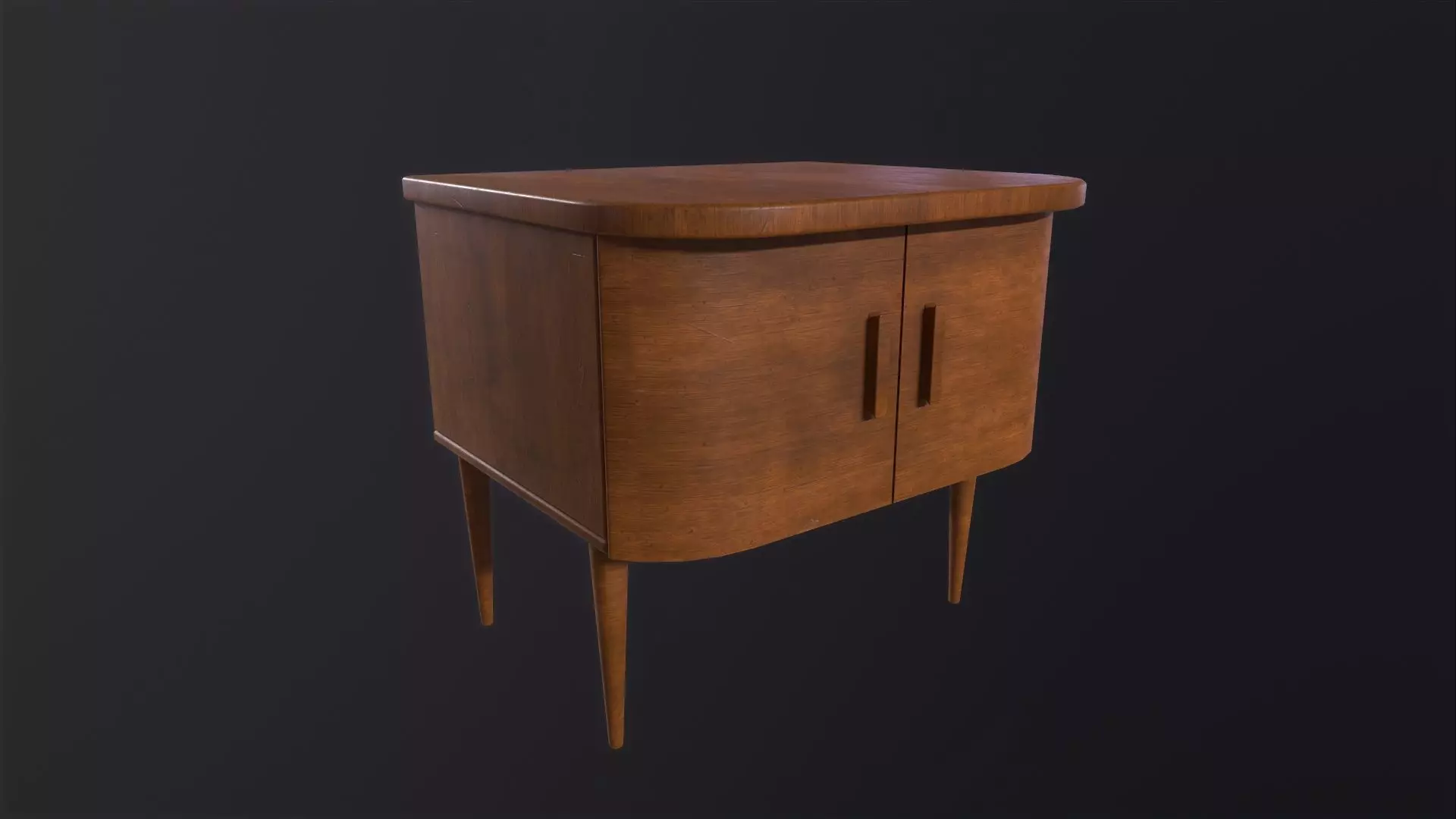 Old furniture 3D Model Low-poly 3D model_0