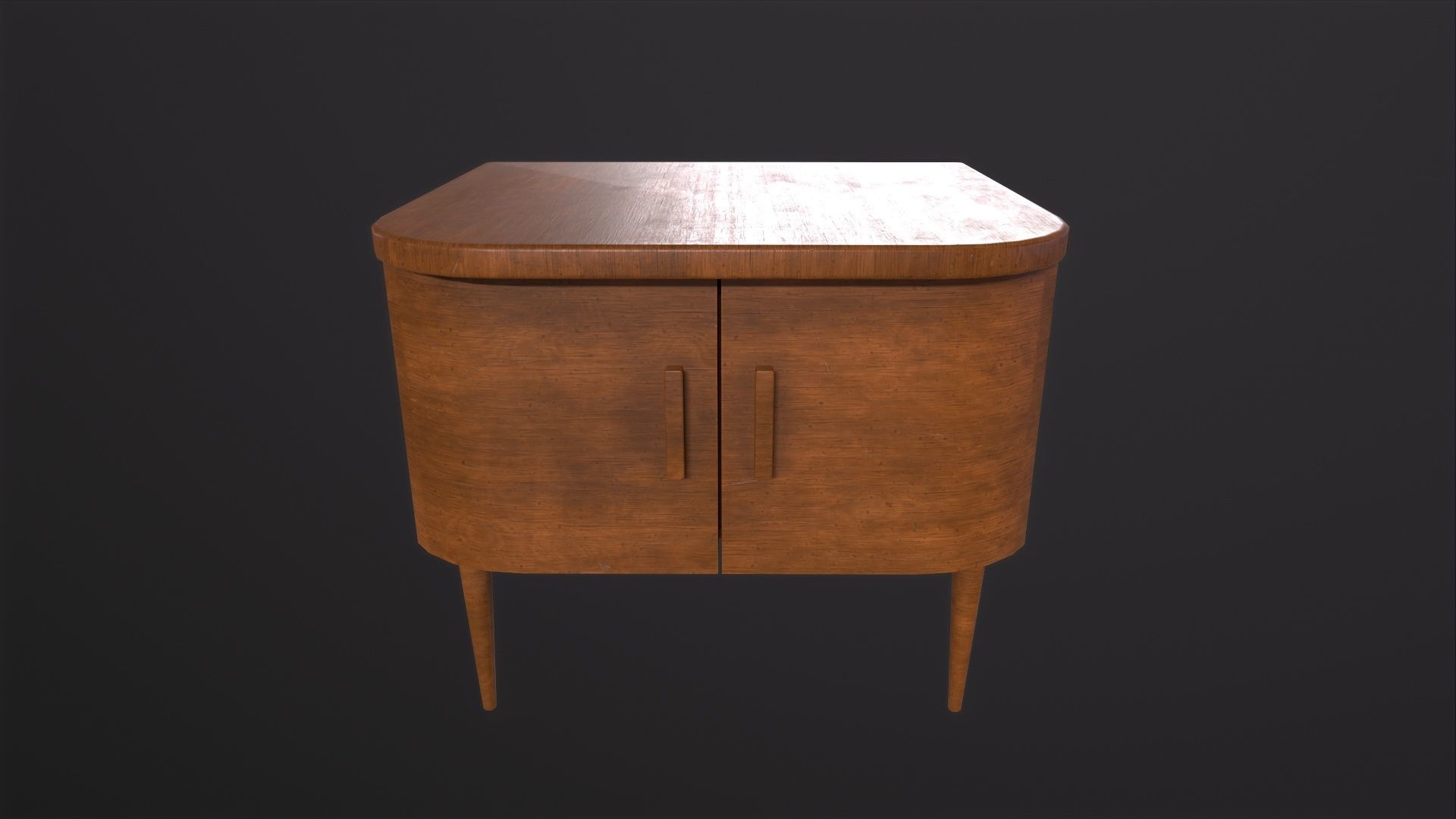 Old furniture 3D Model Low-poly 3D model_3