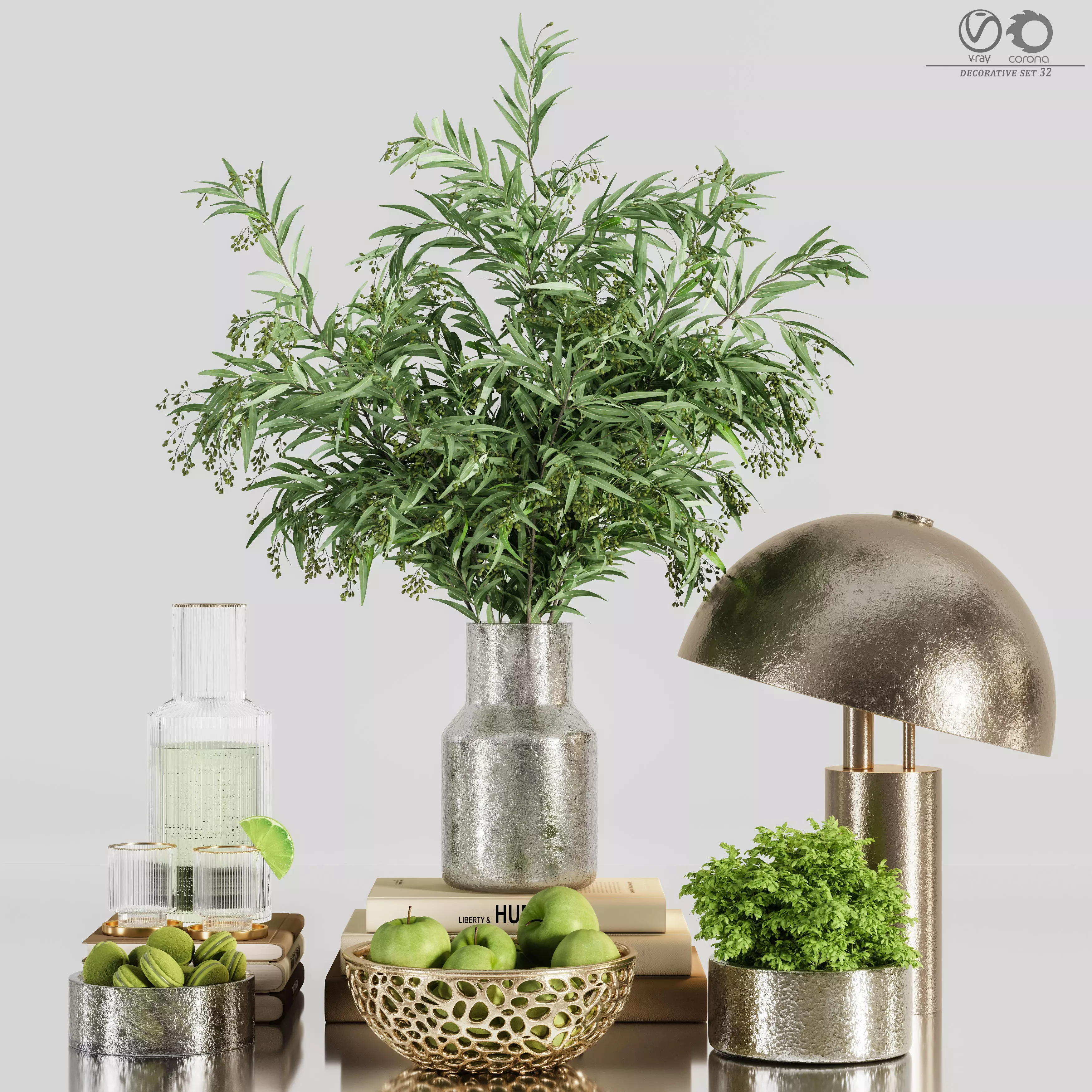 decorative set 32 3D model_0