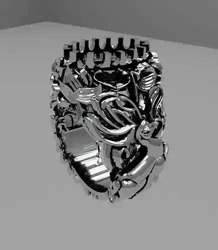 forest ring 3D print model