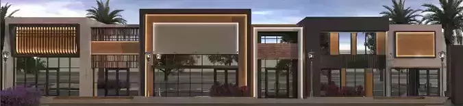 The Strip Mall Facade Design 