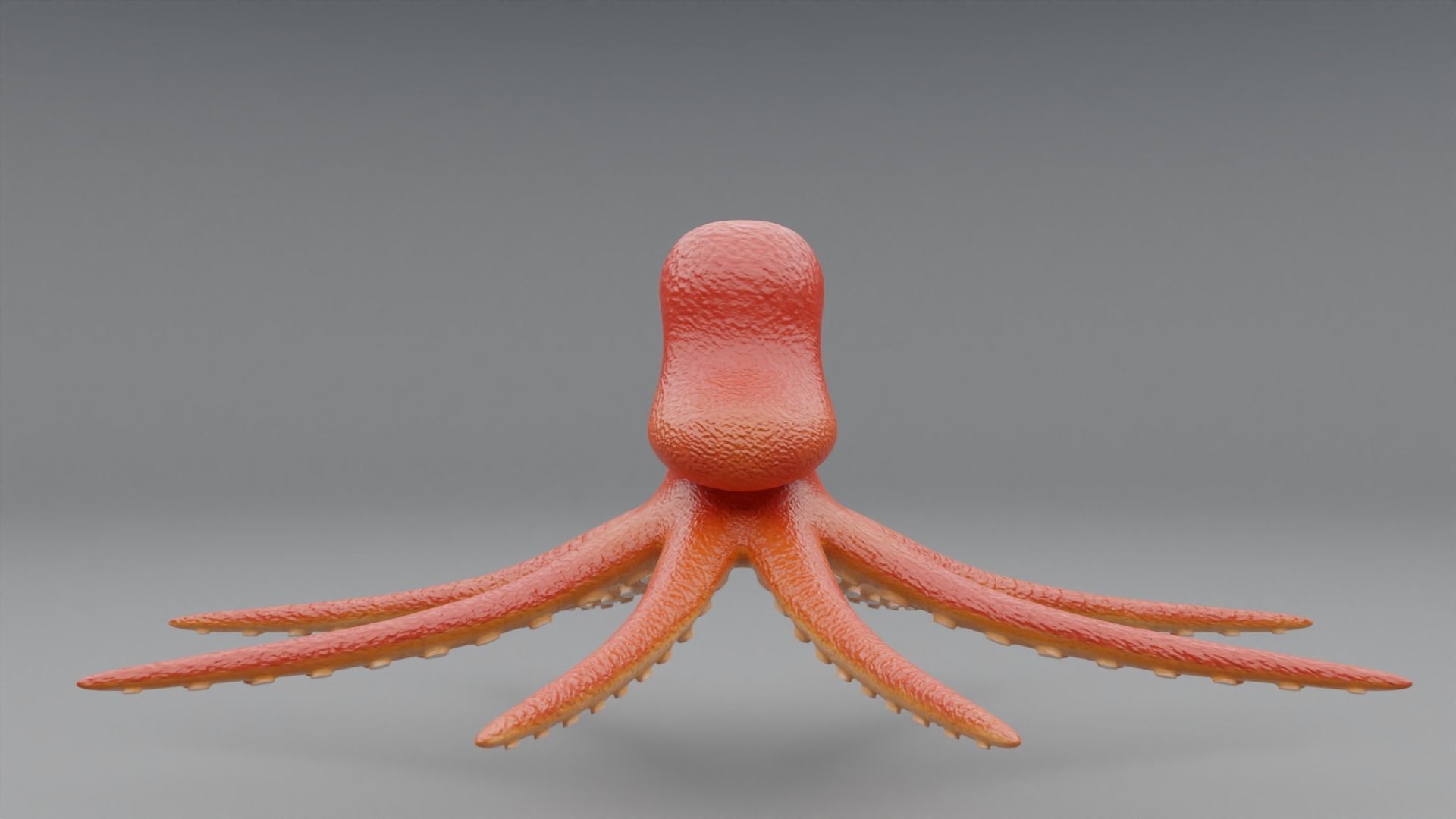 3D Octopus Cartoon Character 3D model_5