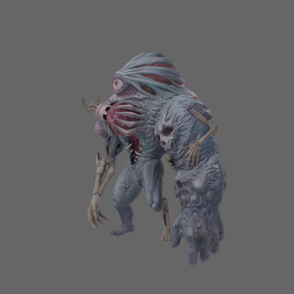 Abomination Cartoon Evil Character 3d Model Cgtrader