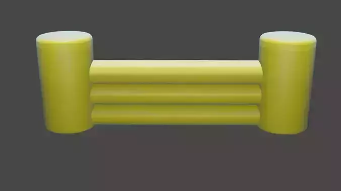 Fall Guys Bubble Fencing Free 3D model