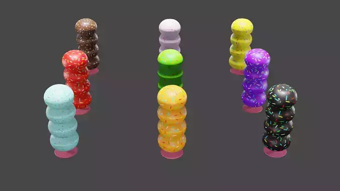 Fall Guys Bubble Obstacle  Free 3D model
