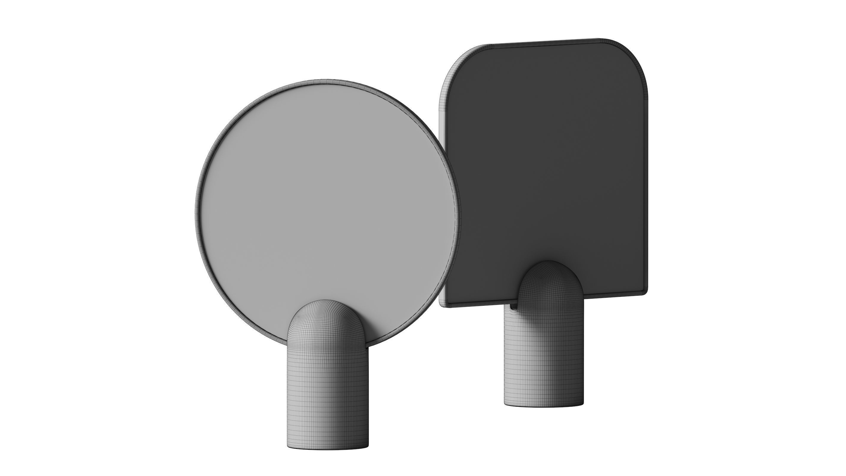 Pandora Tabletop Vanity Mirror - Anthropologie 3D model_1