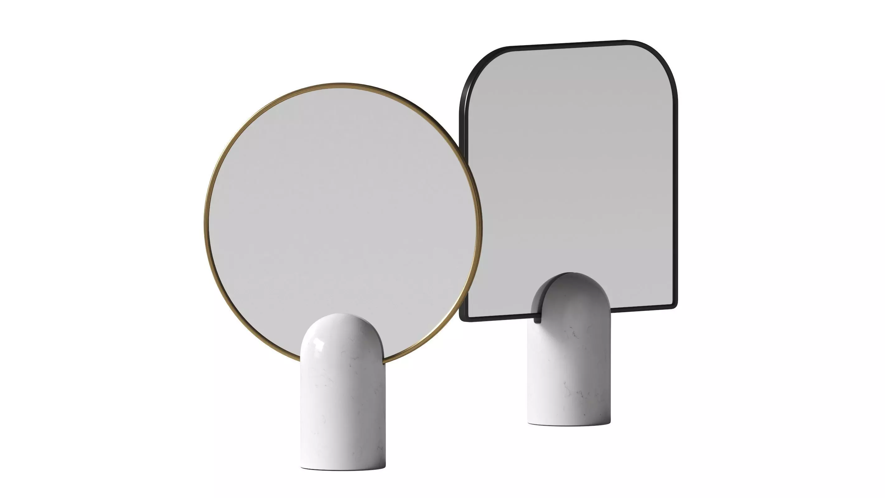 Pandora Tabletop Vanity Mirror - Anthropologie 3D model_0