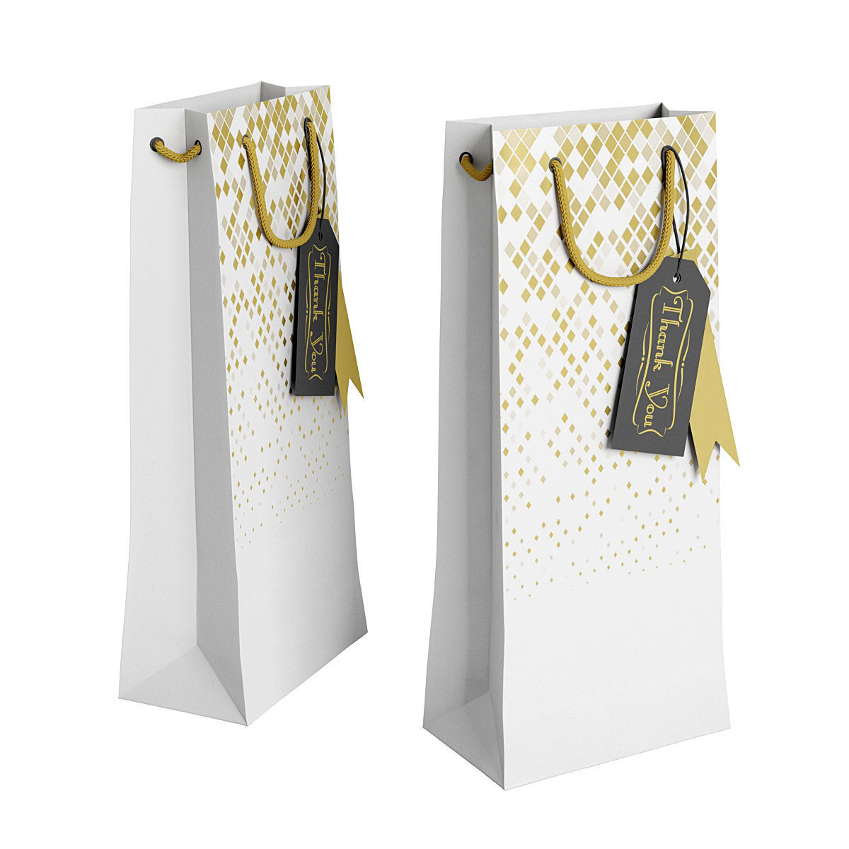 Paper bag 10 3D model_8