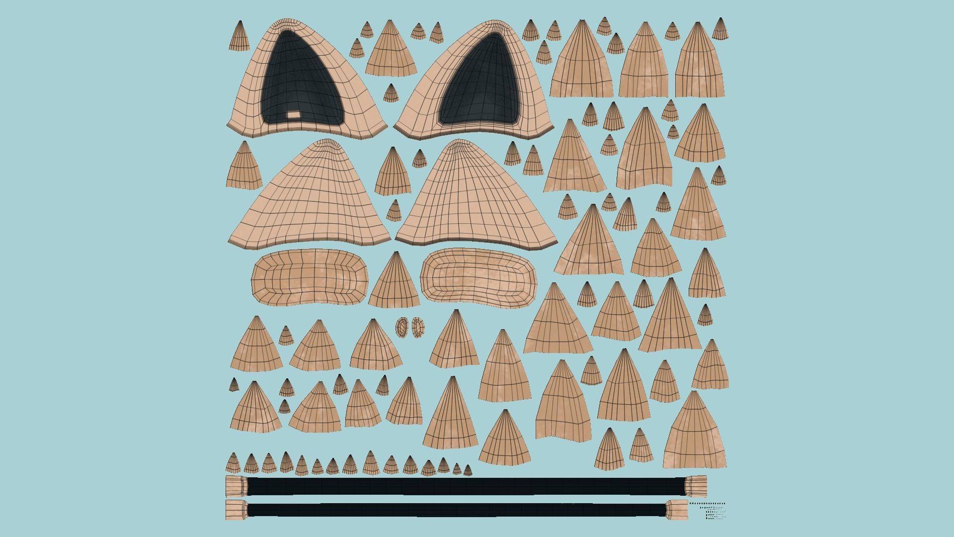 10 Furry Ears Tiara A Collection - Headband Character Design _62