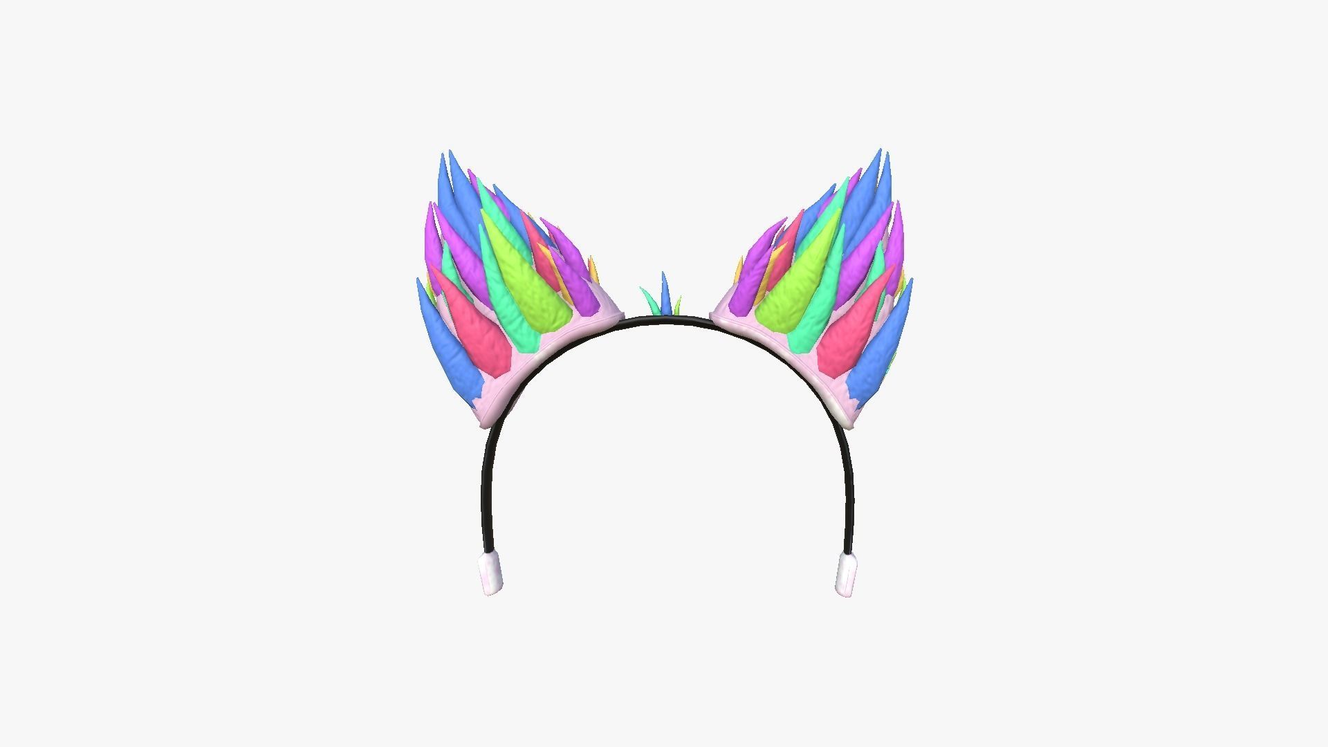 10 Furry Ears Tiara A Collection - Headband Character Design _48