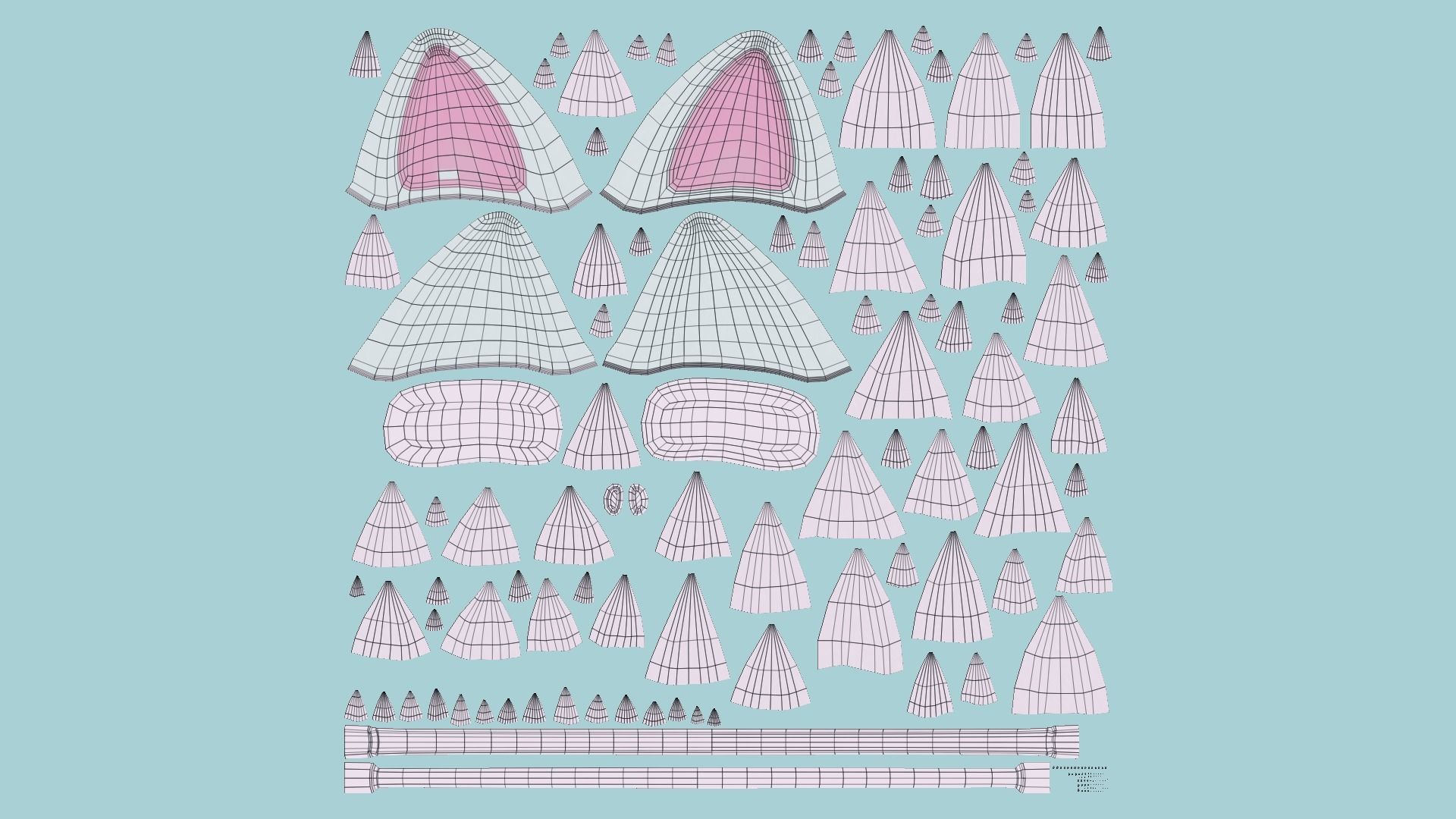 10 Furry Ears Tiara A Collection - Headband Character Design _71