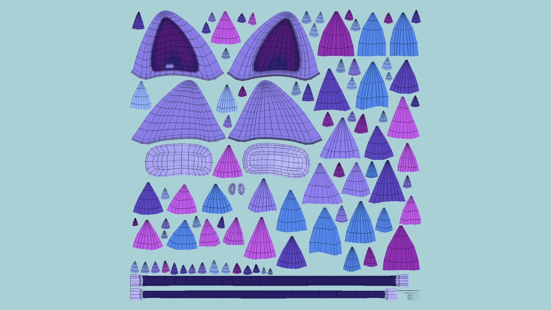 10 Furry Ears Tiara A Collection - Headband Character Design _69