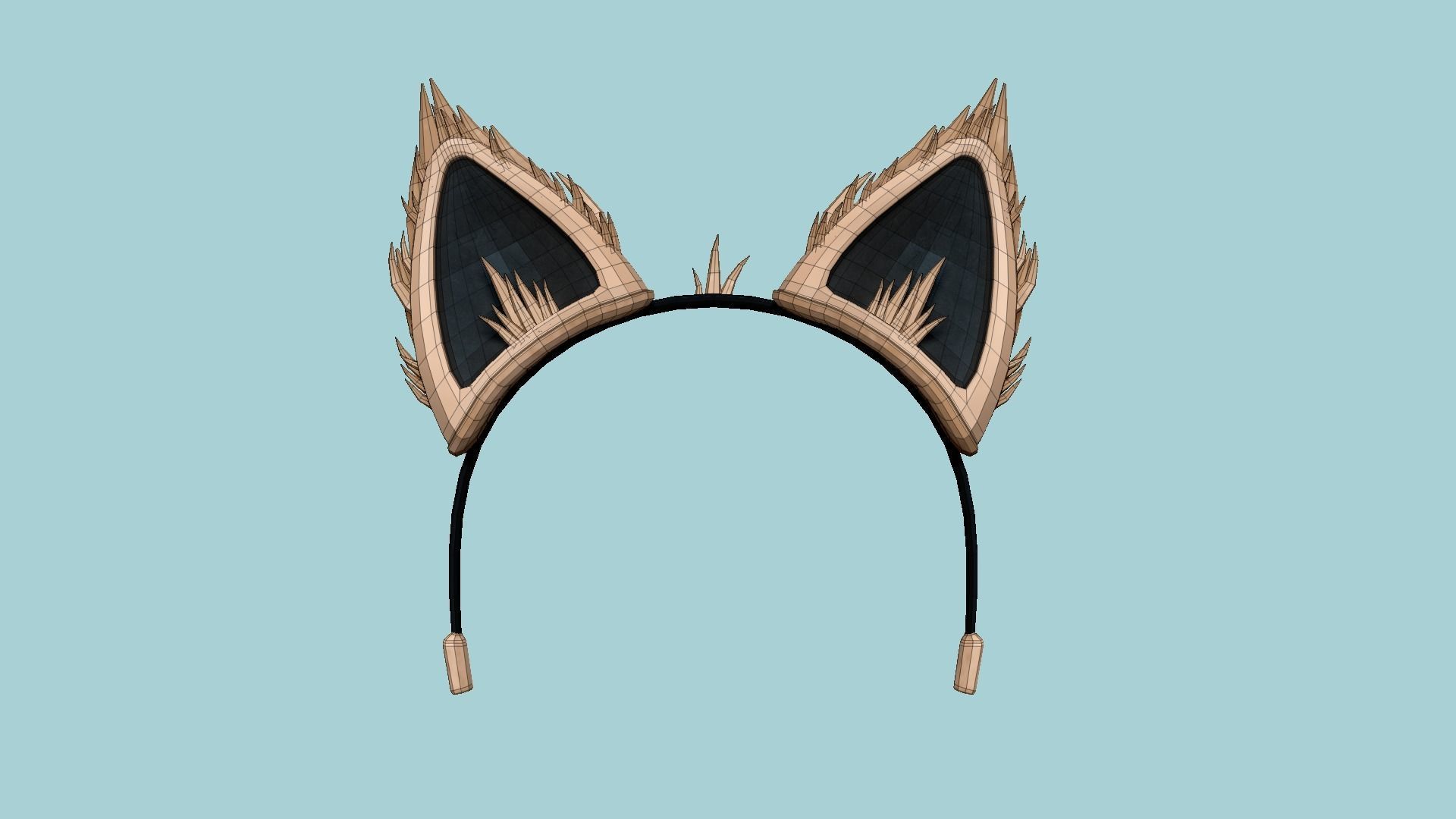 10 Furry Ears Tiara A Collection - Headband Character Design _55