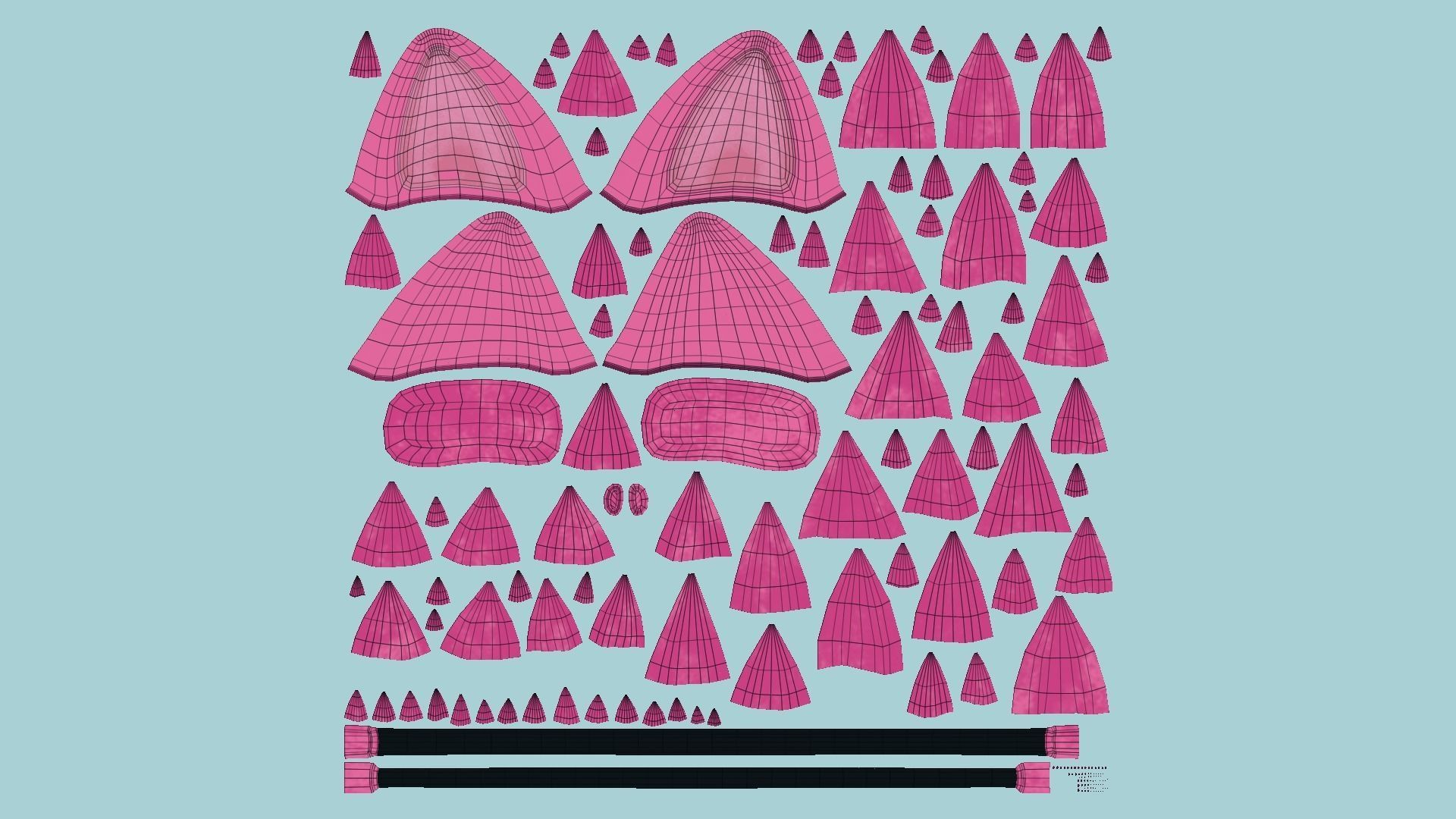 10 Furry Ears Tiara A Collection - Headband Character Design _54