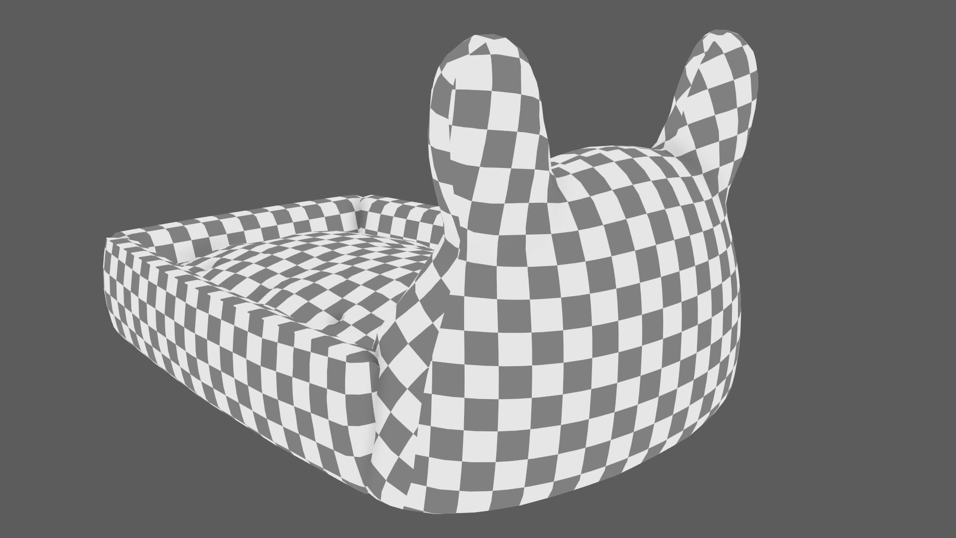 Ghibli Style Kid Bed Child Bed Baby Bed Purple 3D model_19