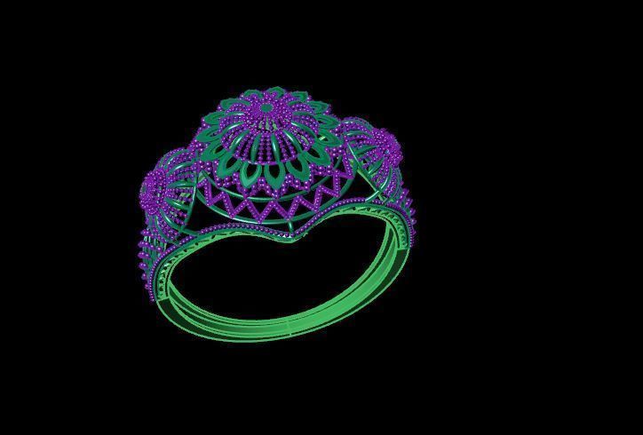 Rings 3D print model_5