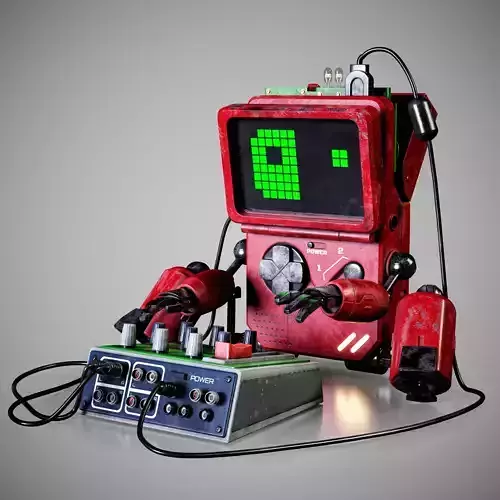 Brick Game Robot 3D model