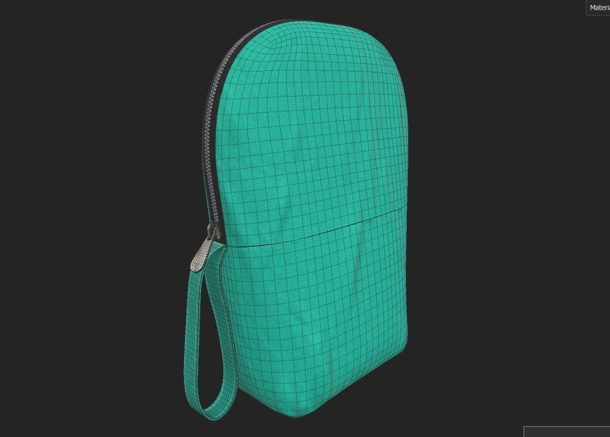 Pencil Case M09 Low-poly 3D model_1